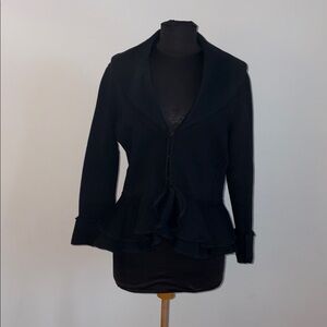 VTG Y2K Ralph Lauren Rugby ruffled blazer jacket large